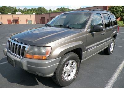 Jeep grand cherokee laredo 4x4 georgia owned leather seats wood trim no reserve