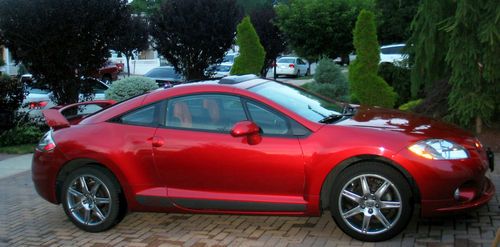 2008 red mitsubishi eclipse 50k mileage fully loaded !!!!