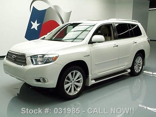 2009 toyota highlander ltd hybrid awd sunroof nav 35k! texas direct auto