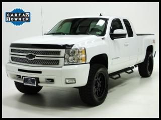 2012 lifted chevy 1500 4x4 extended cab 143.5" lt z71 off road 4x4 20" wheels!