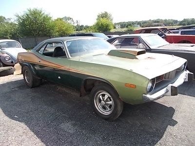 1973 plymouth barracuda 340 auto barn find, build your cuda