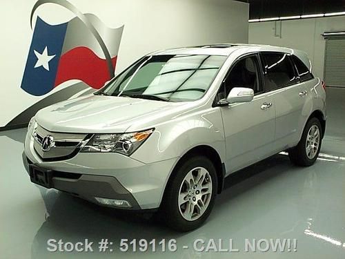 2009 acura mdx awd 8 pass sunroof nav rear cam dvd 32k texas direct auto