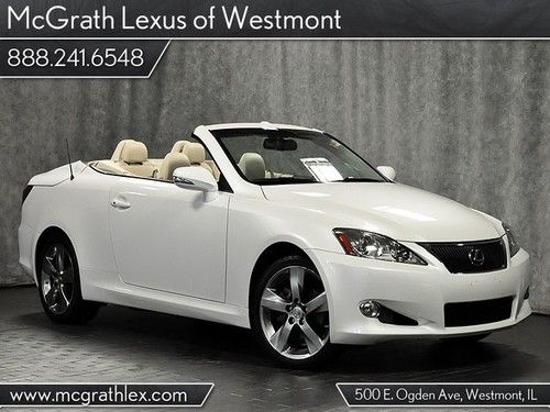 2010 is250c navigation convertible navigation lexus certified