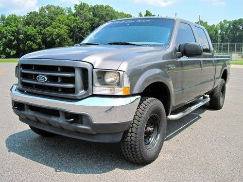 03 ford f250 xl 4x4 4wd crew cab 5.4l v8 gas burner