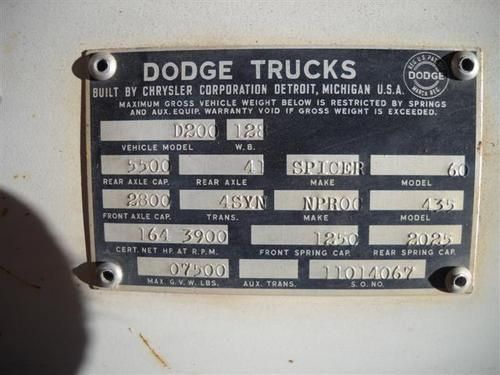 Dodge D200 1966 Dually Custom Flatbed 383 Auto Air Propane Barn Find Survivor, image 7