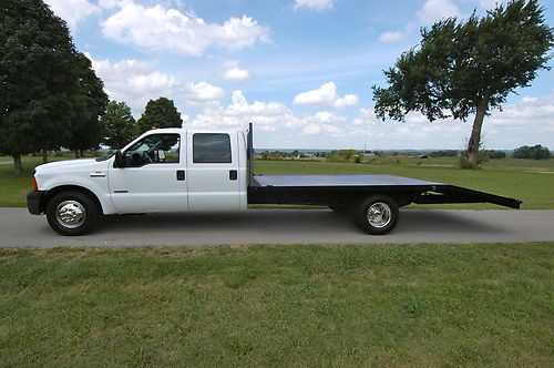 2006 ford f-350 crew cab diesel automatic - custom hauler - great r&amp;d