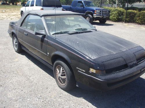 1987 pontiac sunbird se convertible 2-door 2.0l