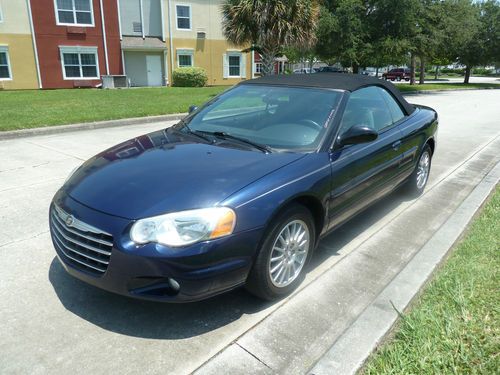 2006 chrysler sebring convertible touring fl car no rust no reserve auction