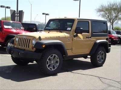 4wd 2dr rubicon new suv 3.6l smpi 24v vvt v6 dune tan clear coat 4x4 mopar jk