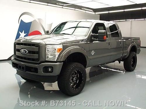 2011 ford f-250 lariat diesel fx4 4x4 lift rear cam 29k texas direct auto