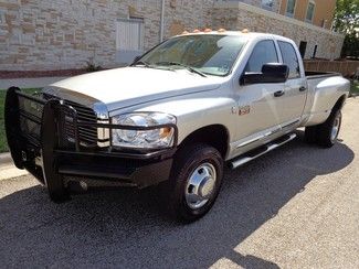 2009 ram 3500 dually 4x4 quad cab laramie cummins turbo diesel auto infinity