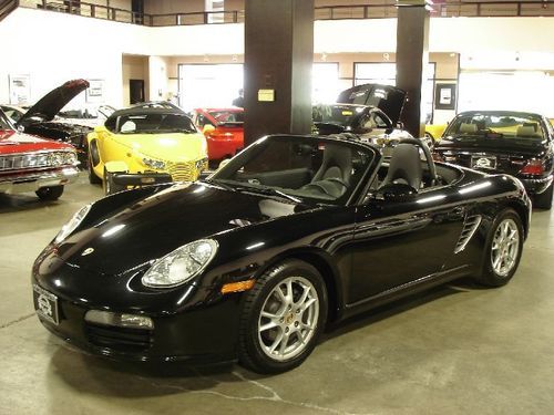 2008 porsche boxster base convertible black on black tiptronic