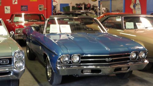 1969 Chevrolet Chevelle SS396 4 SPEED Convertible -FRAME OFF RESTORED 396 350 Hp, US $44,995.00, image 9