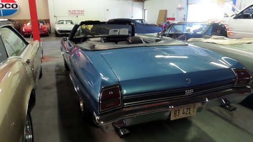 1969 Chevrolet Chevelle SS396 4 SPEED Convertible -FRAME OFF RESTORED 396 350 Hp, US $44,995.00, image 17