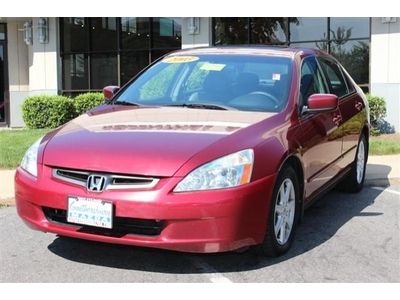 Honda accord ex with leather power seats sunroof smooth ride very reliable
