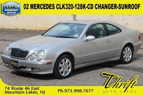 2002 mercedes benz clk320-128k-seat memory-cd changer-sunroof-keyless entry