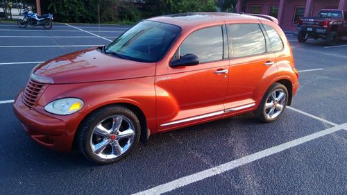 2003 chrysler pt cruiser type 2 turbocharged 2.4l  burnt orange nice !!!!
