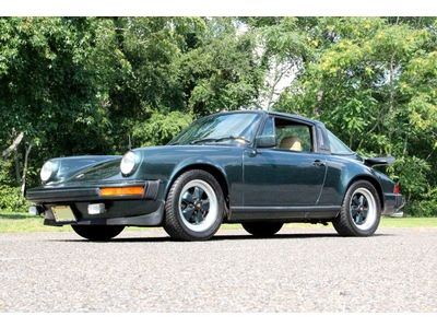 Beautiful low 49,000 actual mile 3 owner targa 911sc whale tail 16" fuchs nice!