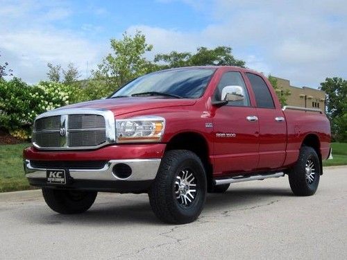 Ram crew cab slt 4x4 hemi automatic nerf bars bed liner trailer tow clean fax