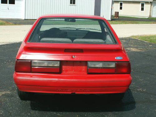 1991 Ford Mustang LX Hatchback. Great Gas Saver/ N/R Auction Starts At $199, image 5