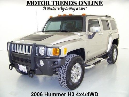 4x4 navigation sunroof leather htd seats chrome wheels 2006 hummer h3 68k