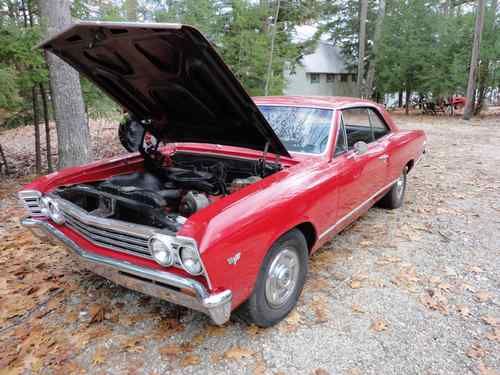 1967 chevrolet chevelle malibu 2dr sport cpe gd cnd ga car dry! runs drives well