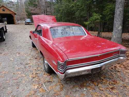 1967 CHEVROLET CHEVELLE MALIBU 2DR SPORT CPE GD CND GA CAR DRY! RUNS DRIVES WELL, US $18,750.00, image 4