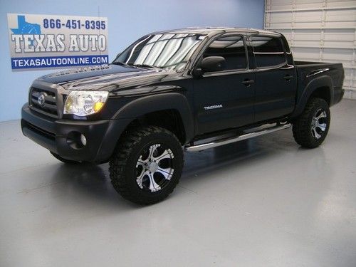 We finance!!!  2010 toyota tacoma 4x4 lift double cab auto tow 1 own texas auto