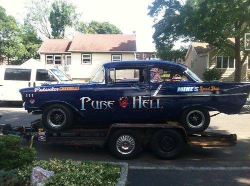 1957 chevy old school gasser street&amp;strip all new!!