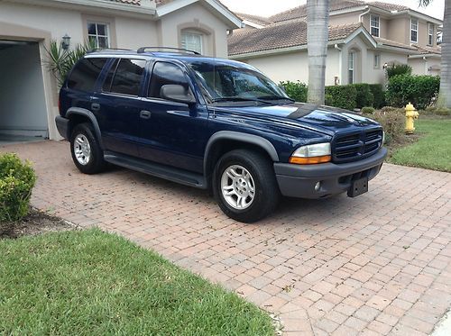 03' cleanest durango on ebay! magnum v8! towing pkg! power everything! runs perf