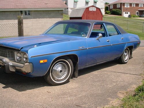 1973 plymouth satellite custom 7.2l