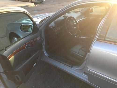 2003 mercedes benz e500, silver w/ black leather interior, 103k miles