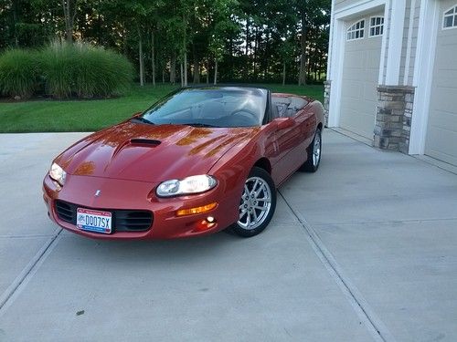 Extremely clean &amp; rare, garage kept 35th anniv. 2002 camaro ss, sunset orange