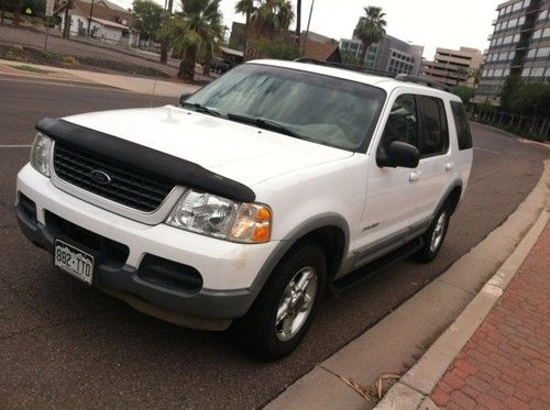 2002 ford explorer xlt 4-door 4.6l white, 4wd, very good condition