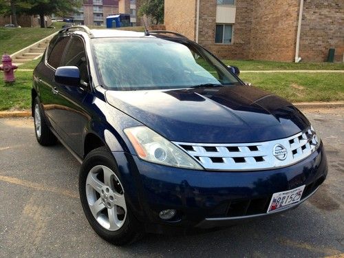 2003 nissan murano sl sport utility 4-door 3.5l awd