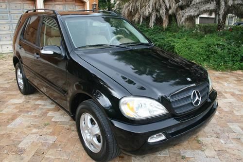 2002 mercedes ml320 awd-new transmission,extremely well maintained,records,immac