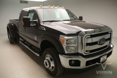 2014 drw lariat crew 4x4 fx4 navigation sunroof leather heated v8 diesel