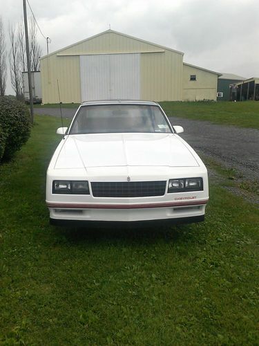 1986 monte carlo ss sport, all original (white),