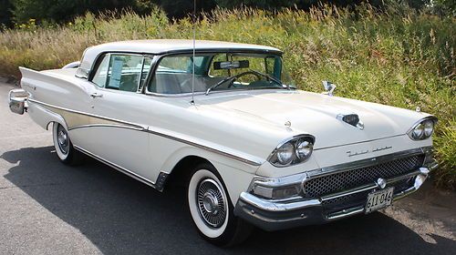 1958 ford fairlane 500 skyliner hard top retractable convertible