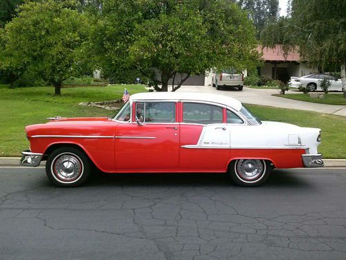 1955 chevrolet bel air base sedan 4-door 4.3l