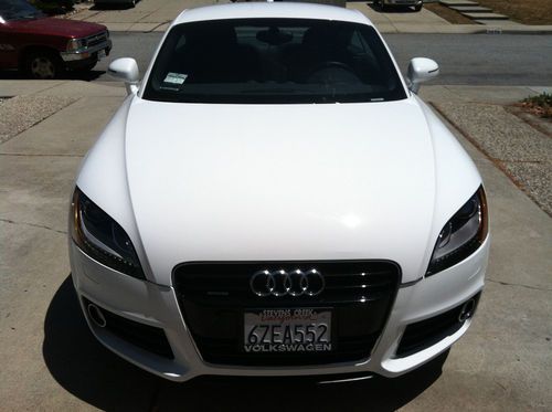 2012 audi tt quattro premium plus coupe 2d white or best offer