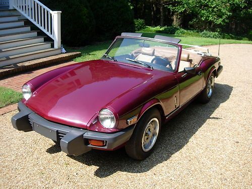 Southern low mileage 1980 triumph spitfire w/ overdrive very nice driving car!