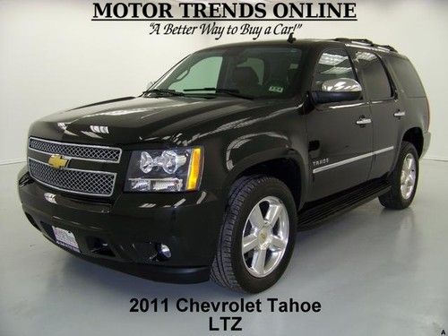 2011 4x4 ltz navigation rearcam sunroof htd ac seats bose 7 pass chevy tahoe 26k