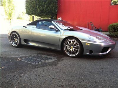 2001 ferrari 360 spider titanium showstopper amazing car amazing value