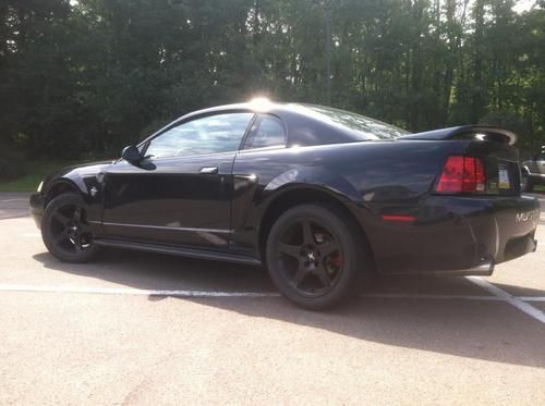 1999 ford mustang gt coupe - black - low miles - clean title - no reserve