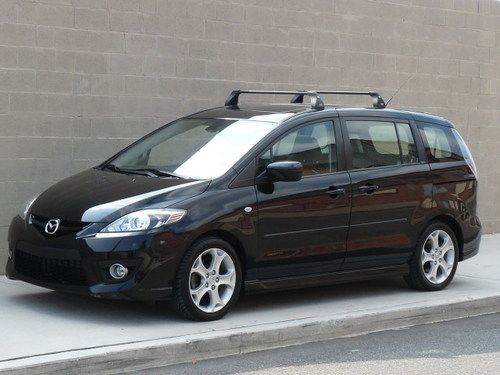 2008 mazda 5 grand touring..leather..sunroof..3rd row..dvd. minivan