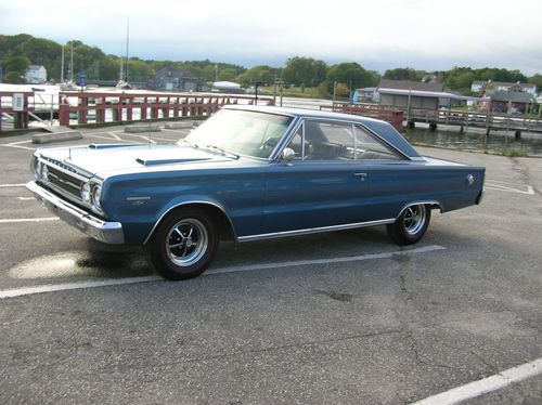 1967 plymouth belvedere gtx. nom 440 &amp; 4-speed. original body panels. certicard.