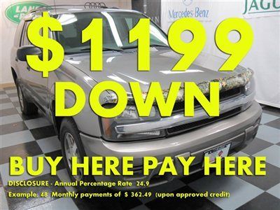 2005(05)trailblazer we finance bad credit! buy here pay here low down $1199ez l