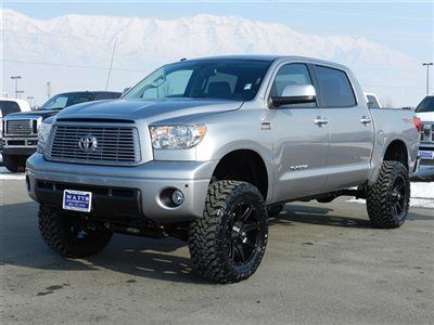 Crew max trd off road limited 4x4 custom new lift wheels tires nav roof leather