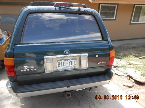 Green 1995 Toyota 4Runner SR5 Sport Utility 4-Door 3.0L, US $3,400.00, image 6